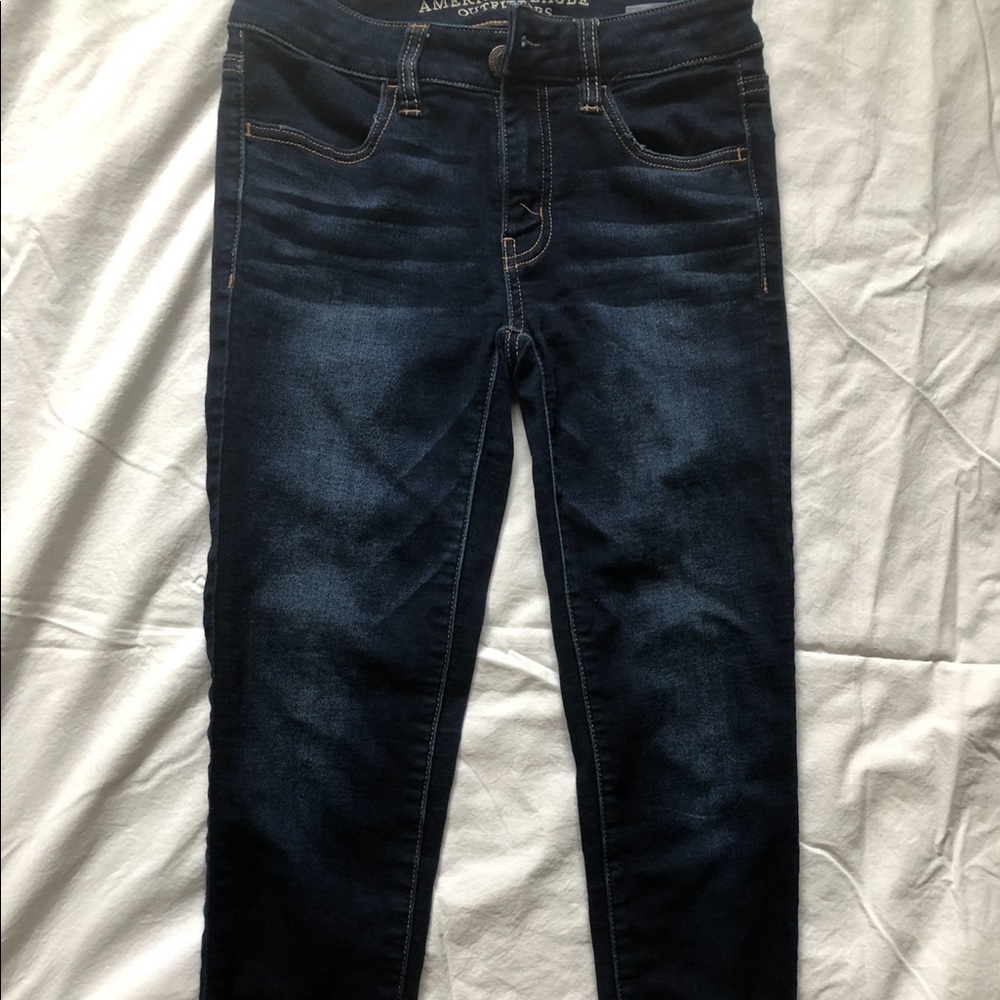 American Eagle Cropped Jeggings - Super Stretch